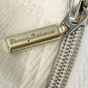 Tommy Bahama White Full-Zip Sweater/Jacket Sz Large